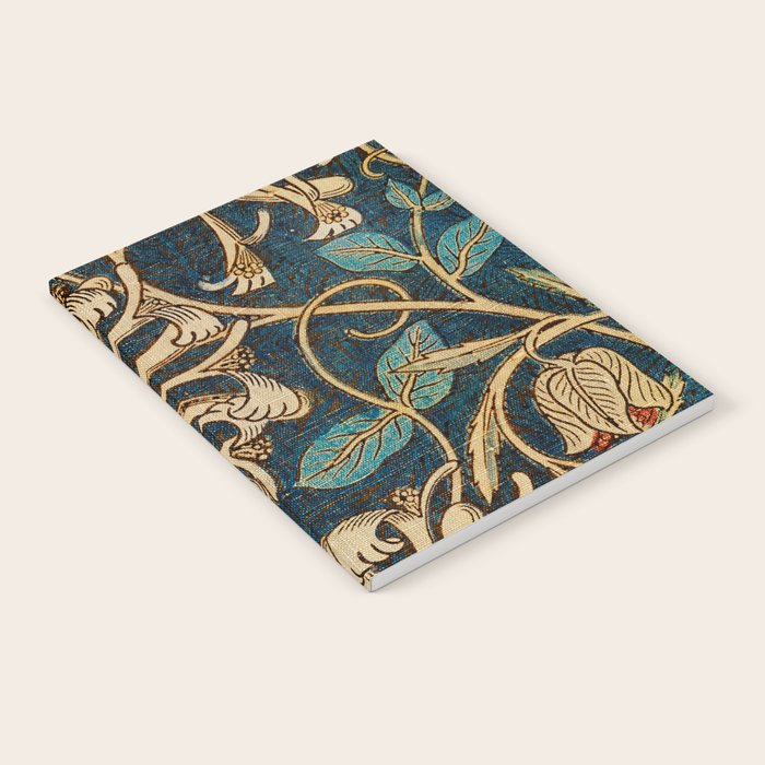 Honeysuckle (1876) by William Morris, Abstract II Antique Vintage Victorian Jugendstil Art Nouveau Notebook Gallery Image 2