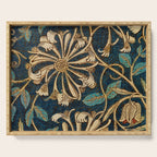 Honeysuckle (1876) by William Morris, Abstract II Antique Vintage Victorian Jugendstil Art Nouveau Serving Tray Gallery Image 1