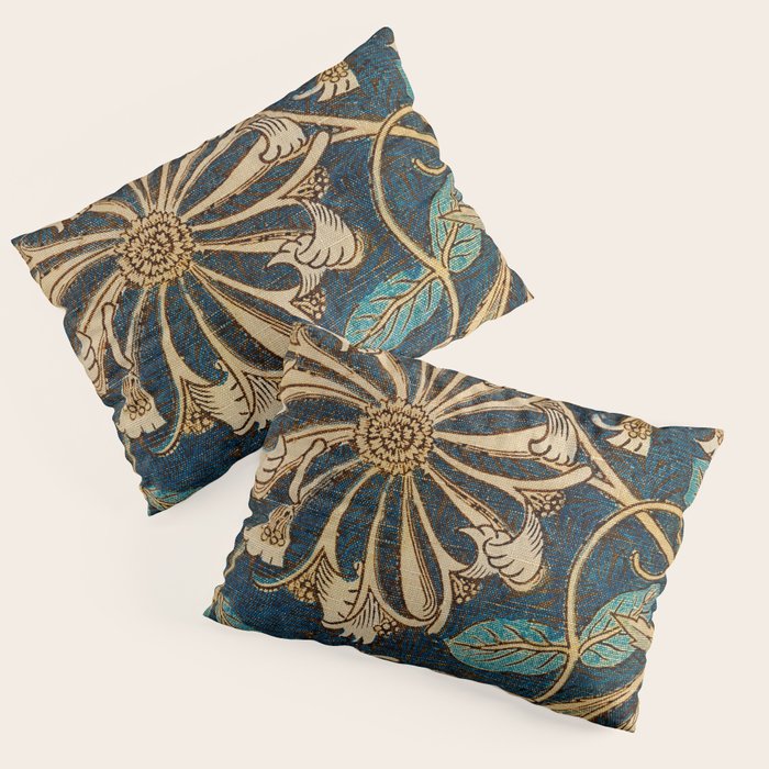 Honeysuckle (1876) by William Morris, Abstract II Antique Vintage Victorian Jugendstil Art Nouveau Pillow Sham Gallery Image 1
