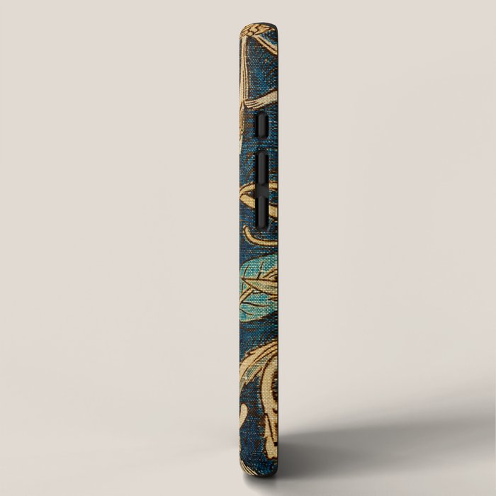 Honeysuckle (1876) by William Morris, Abstract II Antique Vintage Victorian Jugendstil Art Nouveau iPhone Case Gallery Image 2