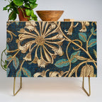 Honeysuckle (1876) by William Morris, Abstract II Antique Vintage Victorian Jugendstil Art Nouveau Credenza Gallery Image 1