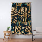 Honeysuckle (1876) by William Morris, Abstract II Antique Vintage Victorian Jugendstil Art Nouveau Window Curtain Gallery Image 5