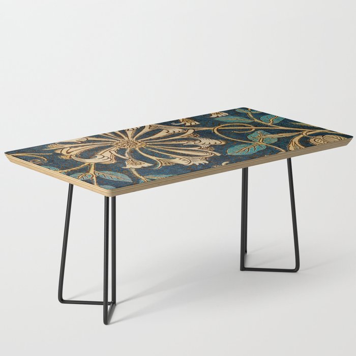 Honeysuckle (1876) by William Morris, Abstract II Antique Vintage Victorian Jugendstil Art Nouveau Coffee Table Gallery Image 1
