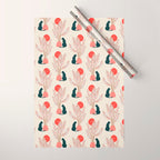 Summer panther Wrapping Paper Gallery Image 1