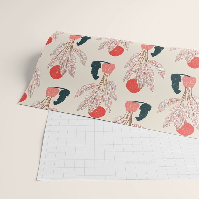 Summer panther Wrapping Paper Gallery Image 2
