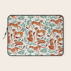 Cheetah Collection â Orange & Green Palette Laptop Sleeve Gallery Image 1