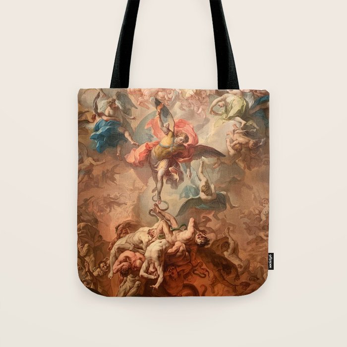 Fall of the Rebel Angels Renaissance Painting Tote Bag Gallery Image 1