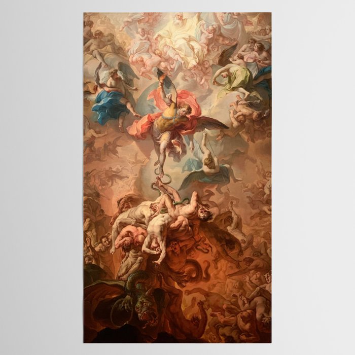 Fall of the Rebel Angels Renaissance Painting Tablecloth Gallery Image 2