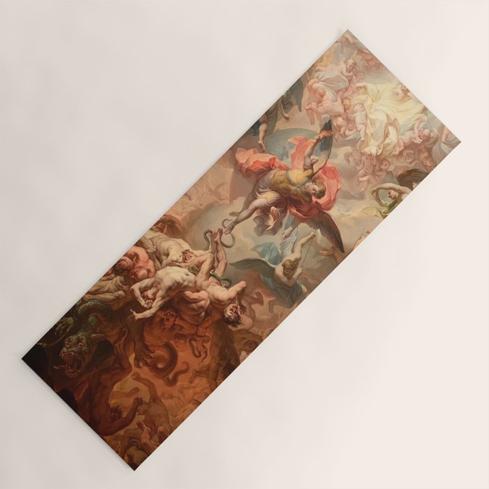 Fall of the Rebel Angels Renaissance Painting Yoga Mat Gallery Image 1