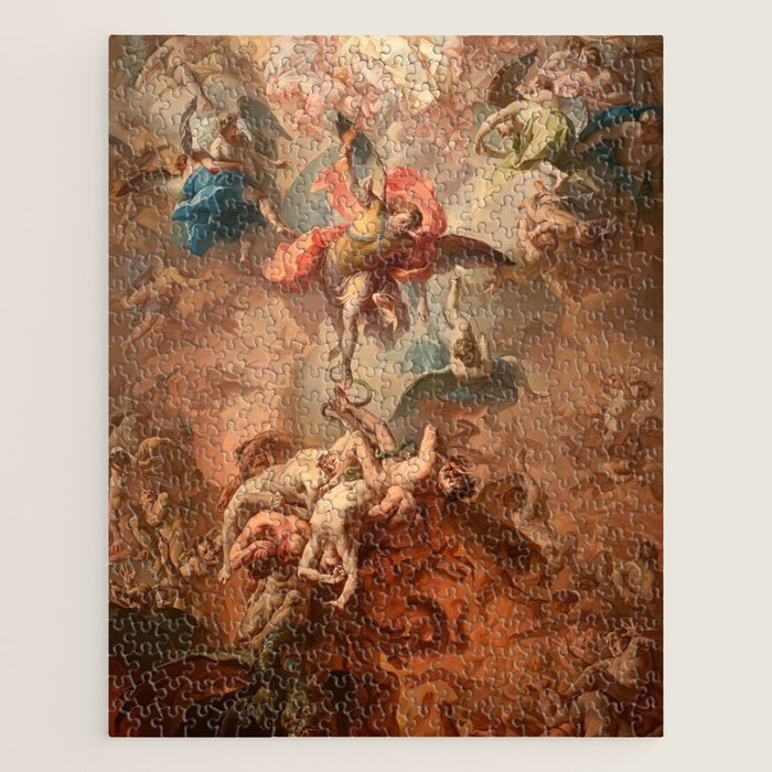Fall of the Rebel Angels Renaissance Painting Jigsaw Puzzle Gallery Image 1