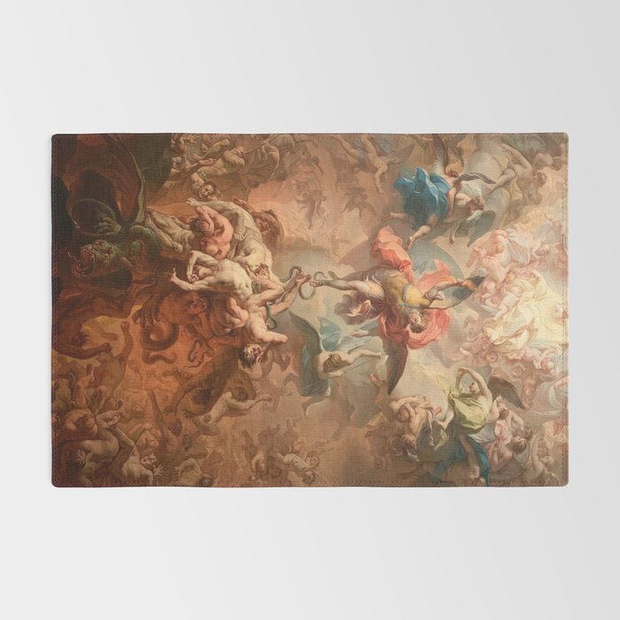 Fall of the Rebel Angels Renaissance Painting Rug Gallery Image 2