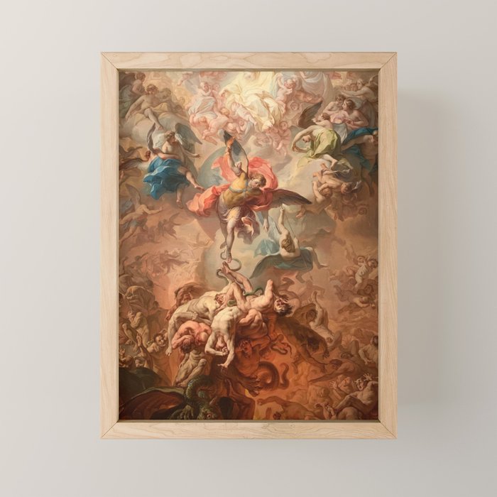 Fall of the Rebel Angels Renaissance Painting Mini Art Print Gallery Image 1
