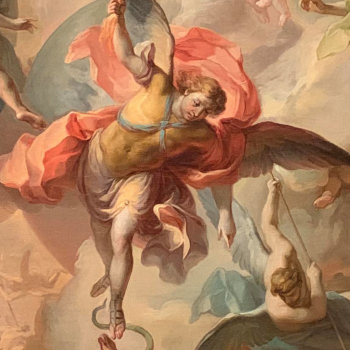 Fall of the Rebel Angels Renaissance Painting Coffee Mug Gallery Image 2