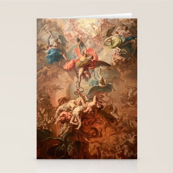 Fall of the Rebel Angels Renaissance Painting Stationery Card Gallery Image 2