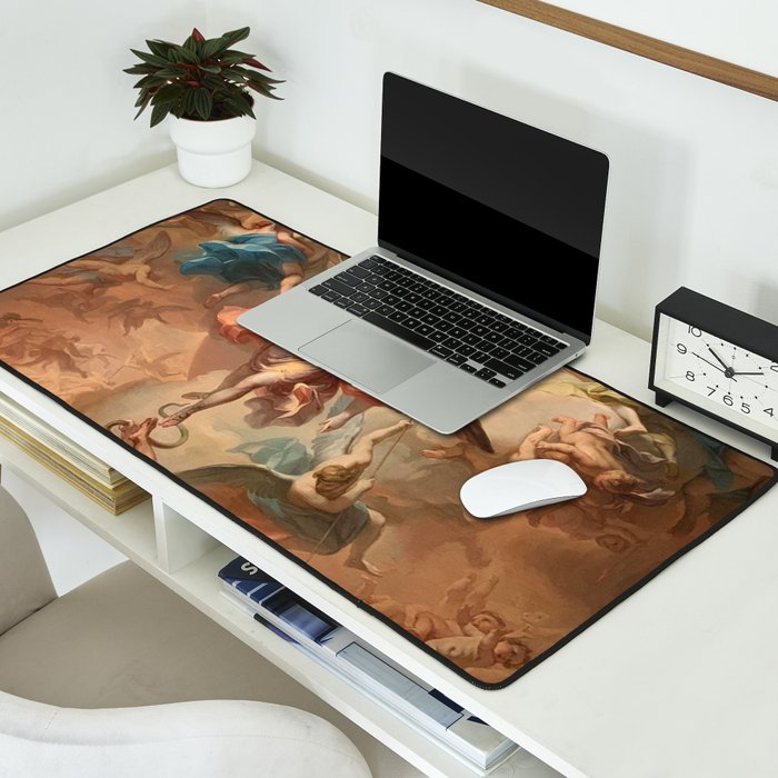 Fall of the Rebel Angels Renaissance Painting Desk Mat Gallery Image 2