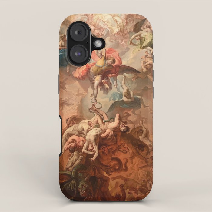 Fall of the Rebel Angels Renaissance Painting iPhone Case Gallery Image 1