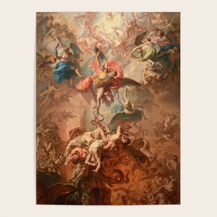 Fall of the Rebel Angels Renaissance Painting Poster Gallery Image 4