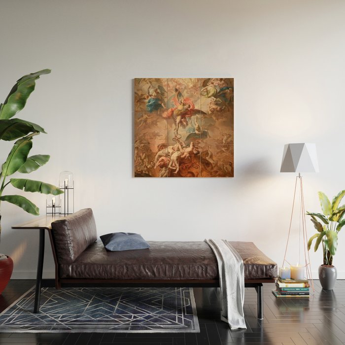 Fall of the Rebel Angels Renaissance Painting Wood Wall Art Gallery Image 2