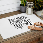 "Hope Is Not Wishful Thinking. Hope Is The Audacity To Believe" | Hand Lettered Motivational Design Outdoor Rug Gallery Image 2