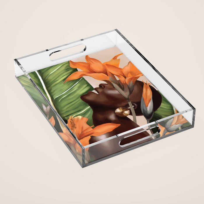 Ethereal Bloom Acrylic Tray Gallery Image 1