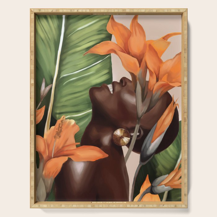 Ethereal Bloom Serving Tray Gallery Image 1