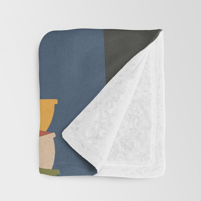 Serenade of Shapes 1 Throw Blanket Gallery Image 3