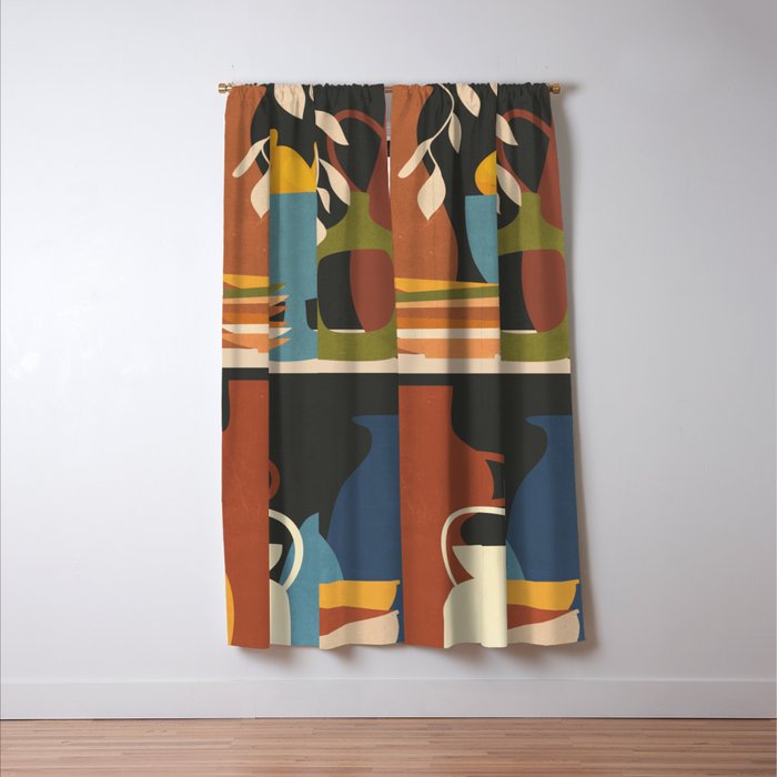 Serenade of Shapes 1 Window Curtain Gallery Image 3