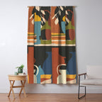 Serenade of Shapes 1 Window Curtain Gallery Image 5