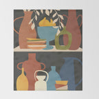 Serenade of Shapes 1 Throw Blanket Gallery Image 2