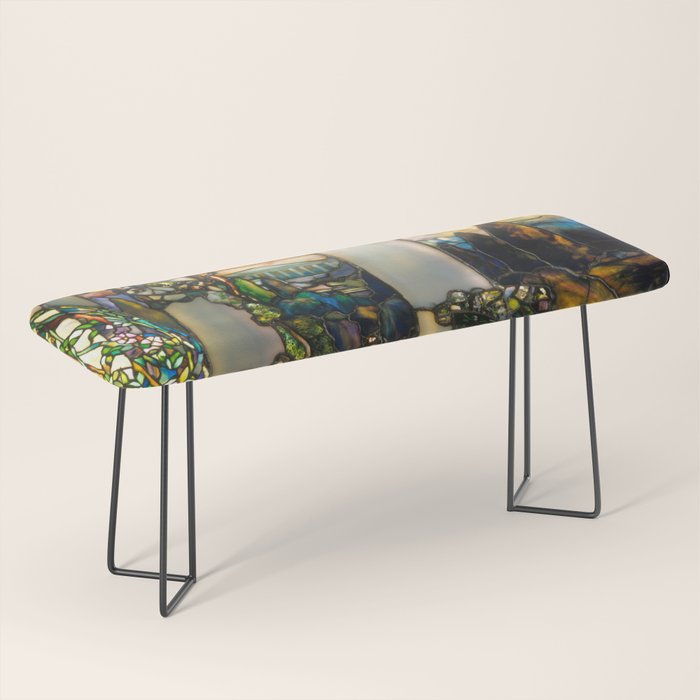 Louis Comfort Tiffany "Howell Hinds House Window" Bench Gallery Image 1