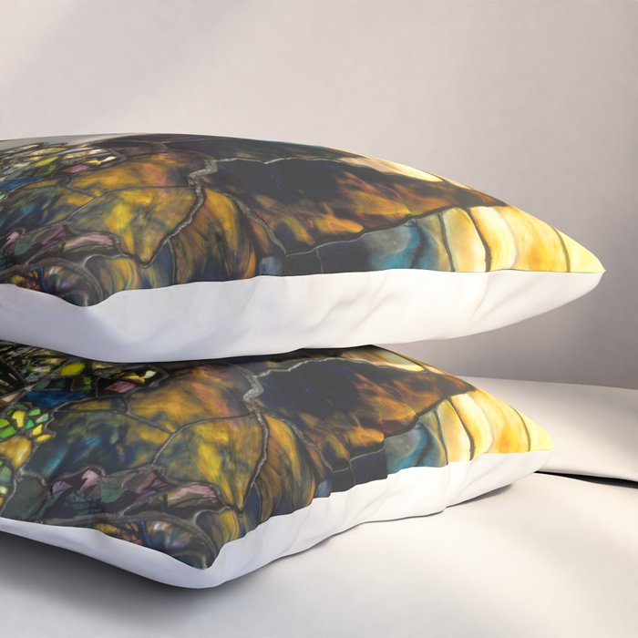 Louis Comfort Tiffany "Howell Hinds House Window" Pillow Sham Gallery Image 3