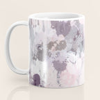 Modern Contemporary soft Pastel Pink Grey Abstract Coffee Mug Gallery Image 3