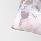 Modern Contemporary soft Pastel Pink Grey Abstract Pillow Sham Gallery Image 4