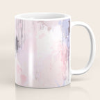 Modern Contemporary soft Pastel Pink Grey Abstract Coffee Mug Gallery Image 1