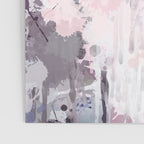 Modern Contemporary soft Pastel Pink Grey Abstract Poster Gallery Image 3