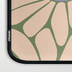 Big Daisy - Groovy Flower Green, Off-white and Blue Laptop Sleeve Gallery Image 3