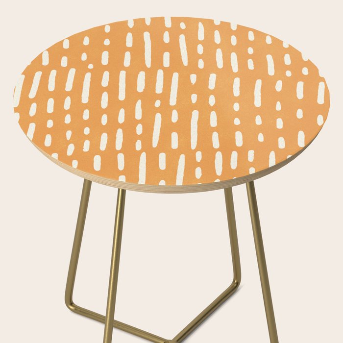 minimalist series: scandi lines, orange Side Table Gallery Image 2
