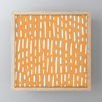 minimalist series: scandi lines, orange Mini Art Print Gallery Image 1
