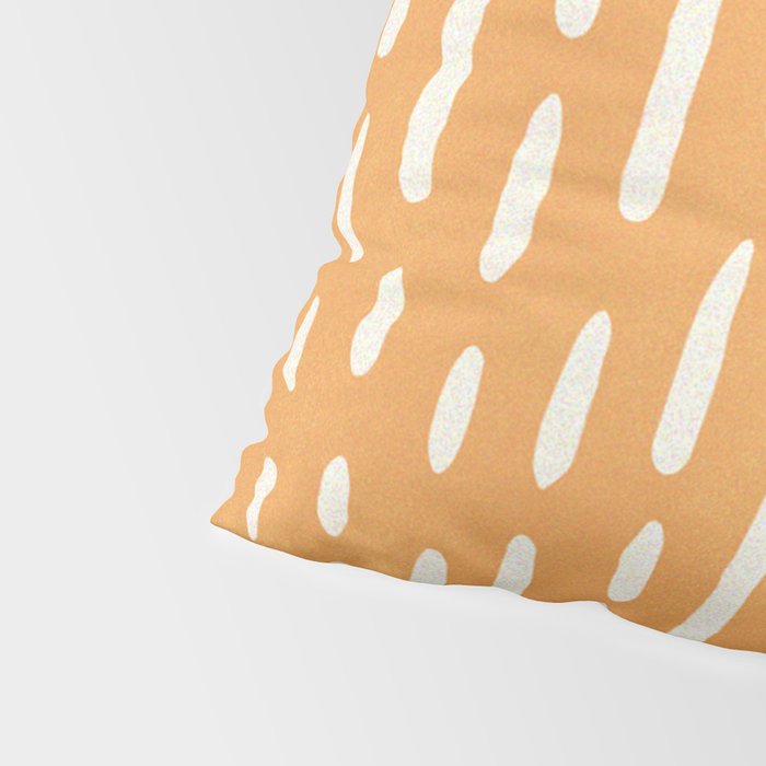 minimalist series: scandi lines, orange Pillow Sham Gallery Image 4
