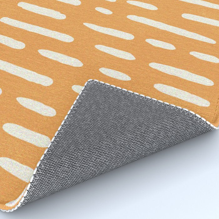 minimalist series: scandi lines, orange Rug Gallery Image 4