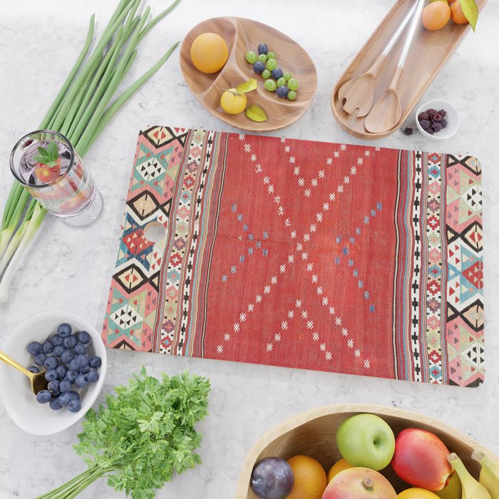 Fethiye Southwest Anatolian Camel Cover Print Cutting Board Gallery Image 2