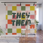 They / Them Pronouns Wall Mural Gallery Image 1