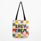 They / Them Pronouns Tote Bag Gallery Image 2