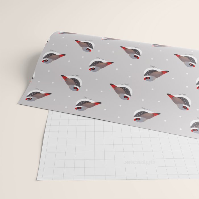 Diamond Firetail Wrapping Paper Gallery Image 2