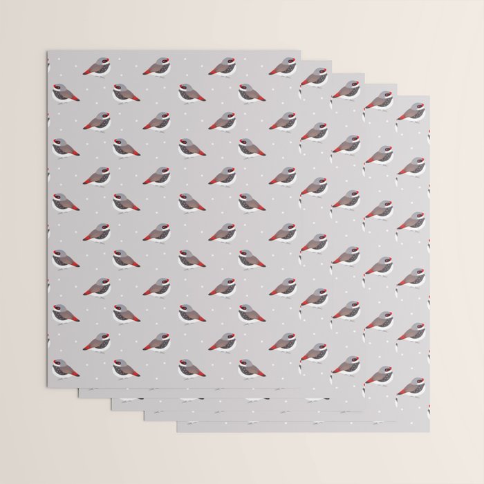 Diamond Firetail Wrapping Paper Gallery Image 3