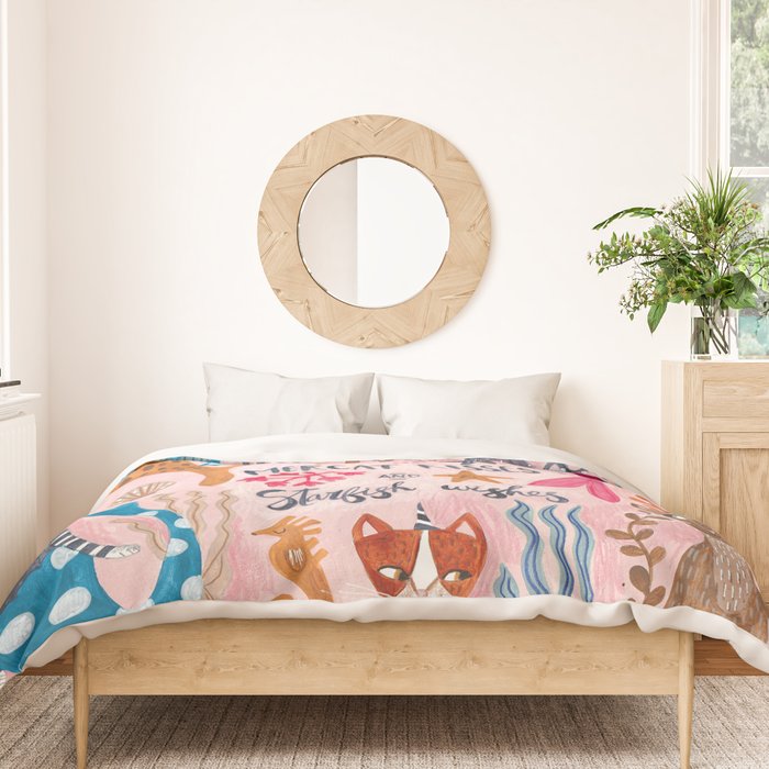 Mercats & Caticorns Duvet Cover Gallery Image 3