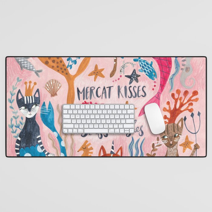 Mercats & Caticorns Desk Mat Gallery Image 1