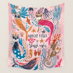 Mercats & Caticorns Wall Tapestry Gallery Image 4