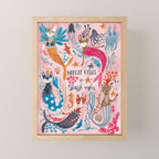 Mercats & Caticorns Mini Art Print Gallery Image 1