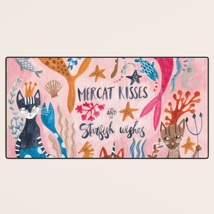 Mercats & Caticorns Desk Mat Gallery Image 3